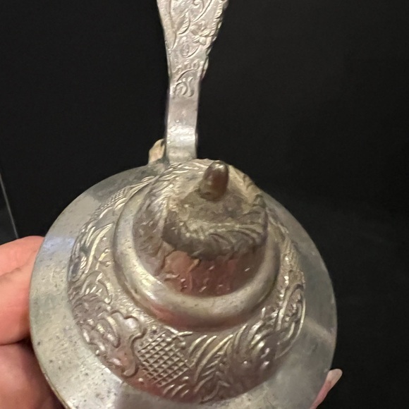 Vintage German Beer Stein with Silver and Blue Accents - Picture 13 of 13